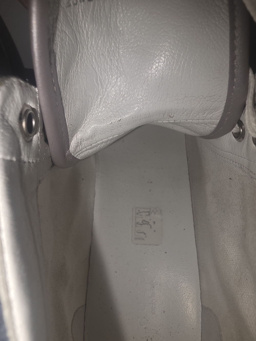 Gucci Silver High-Top Sneakers with Signature Monogram and Web Stripe - Picture 9 of 11